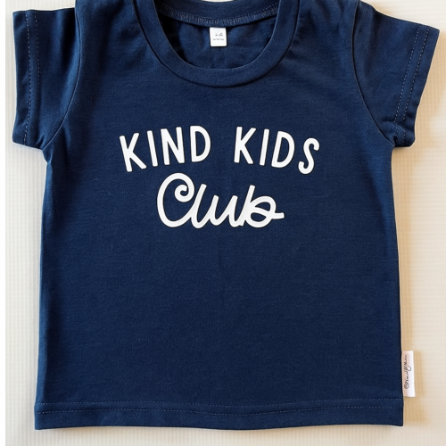 3-4 yrs Navy T-shirt Kind Kids Club