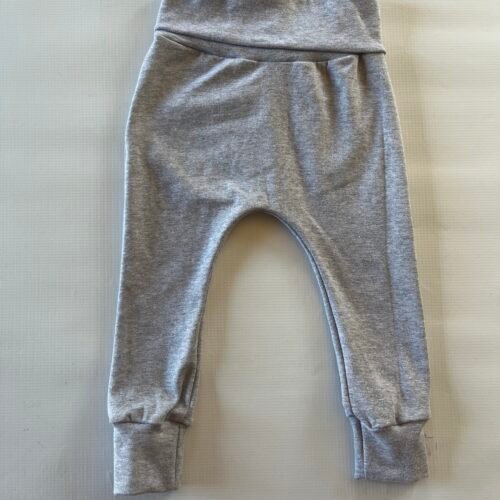 12-18 Grey Melange Harem Pants