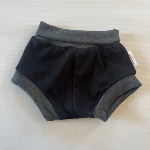 18-24 m  Black shortie charcoal trim