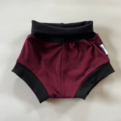 18-24 m Maroon with Black trim shortie