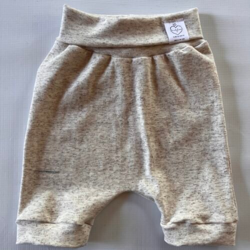 3-4 yrs Oatmeal Harem shorts