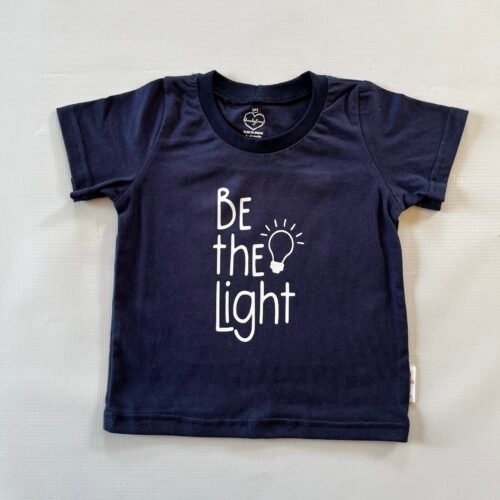 18-24 mnths Be the light Navy T-shirt