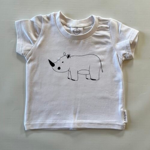 6-12m White Rhino T-shirt